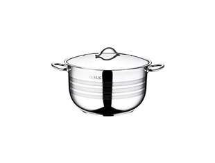 Oms 2005 Mega Çelik Tencere 36x22 Cm 22,5 Litre 