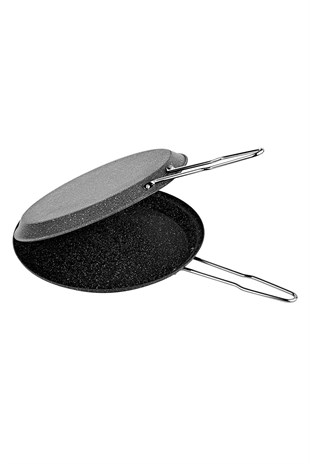 Oms 3223 Çift Taraflı Hamsi Çevirme Tavası 32 Cm 