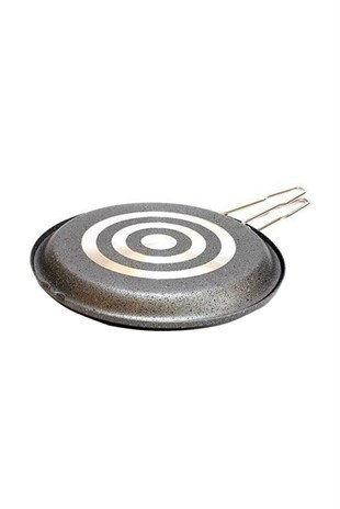 OMS 3223 Granit Çift Taraflı Hamsi Tavası 32 Cm Gri 