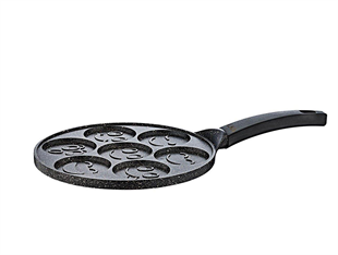 Oms 3256 26 cm Döküm Granit Baby Krep Tava 