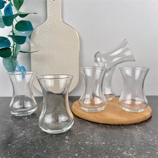 Paşabahçe Vefa İnce Belli Çay Bardağı 6lı 42771 