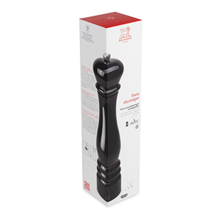 Peugeot Paris Tuz Değirmeni Siyah Lake Pilli U 34 Cm 