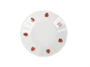 Porland Uğur Böceği Porselen Çay Tabağı 11 Cm 