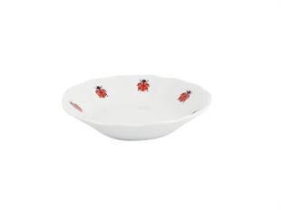 Porland Uğur Böceği Porselen Çay Tabağı 11 Cm 