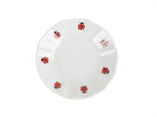Porland Uğur Böceği Porselen Çay Tabağı 11 Cm 