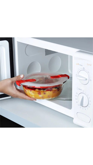 Pyrex 208PH00/7146 Yuvarlak Mikrodalga Saklama Kabı 2.3 Litre 