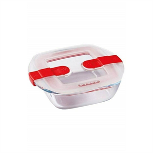 Pyrex 210ph00/7146 Kare Saklama Kabı Mikrodalga 0,35 Lt 