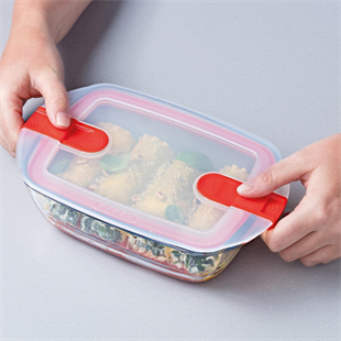 Pyrex 210ph00/7146 Kare Saklama Kabı Mikrodalga 0,35 Lt 