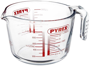 Pyrex 264B000/7046 Cam Ölçme Kabı 1 Litre 