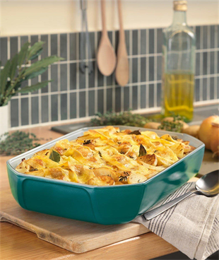 Pyrex 295b003/7145 Dikdörtgen Fırın Kabı 33x22x7 Cm Yeşil 
