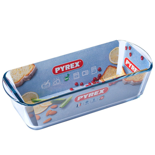 Pyrex 836B000/7144 Cam Baton Ekmek Kalıbı 31x12x8 Cm 1.8 Litre 