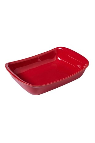 Pyrex Kırmızı Fırın Kabı 22 Cm 