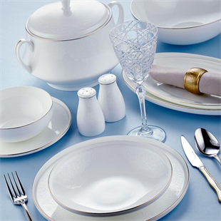 Royal London Bolivia Lona Gold 60 Parça Porselen Yemek Takımı RL01-137 