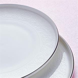 Royal London Bolivia Lona Silver 60 Parça Porselen Yemek Takımı RL01-138 