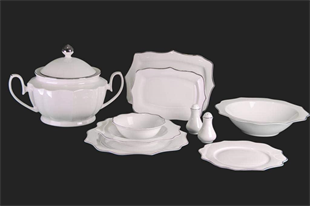 Royal London Diana Silver 60 Parça Porselen Yemek Takımı RL01-110 