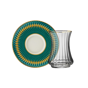 Sandro Moreno 1453 Farfar Optik 12 Parça 6 Kişilik Çay Seti 110 Ml Ar263716 