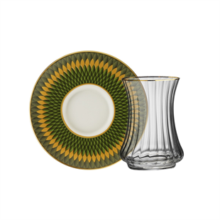 Sandro Moreno 1453 Farfar Optik 12 Parça 6 Kişilik Çay Seti 110 Ml Ar263716 