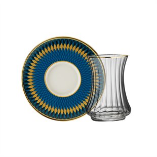 Sandro Moreno 1453 Farfar Optik 12 Parça 6 Kişilik Çay Seti 110 Ml Ar263716 