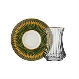 Sandro Moreno 1453 Farfar Optik 12 Parça 6 Kişilik Çay Seti 110 Ml Ar263716 