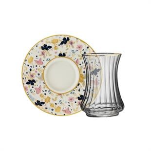 Sandro Moreno 1453 Potpuri Optik 12 Parça 6 Kişilik Çay Seti 110 Ml Ar263730 