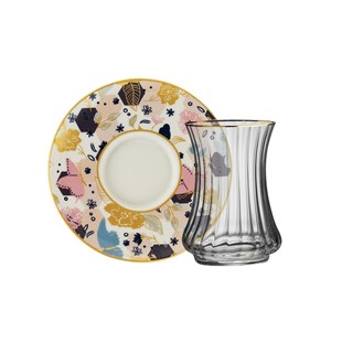 Sandro Moreno 1453 Potpuri Optik 12 Parça 6 Kişilik Çay Seti 110 Ml Ar263730 