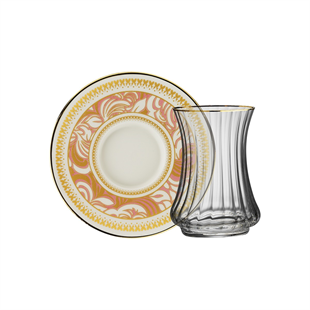 Sandro Moreno 1453 Şal Optik 12 Parça 6 Kişilik Çay Seti 110 Ml Ar263747 