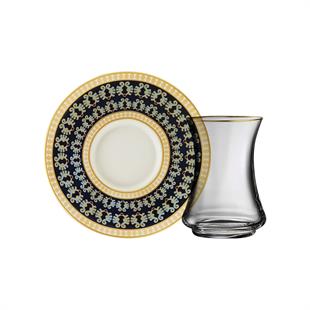 Sandro Moreno 1453 Şangay Gold 12 Parça 6 Kişilik Çay Seti 110 Ml Ar210363 