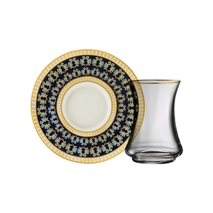 Sandro Moreno 1453 Şangay Gold 12 Parça 6 Kişilik Çay Seti 110 Ml Ar210363 