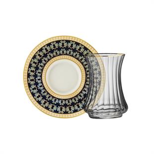 Sandro Moreno 1453 Şangay Optik 12 Parça 6 Kişilik Çay Seti 110 Ml Ar263754 