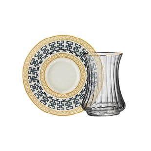 Sandro Moreno 1453 Şangay Optik 12 Parça 6 Kişilik Çay Seti 110 Ml Ar263754 