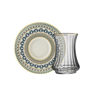 Sandro Moreno 1453 Şangay Optik 12 Parça 6 Kişilik Çay Seti 110 Ml Ar263754 