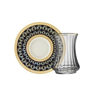 Sandro Moreno 1453 Şangay Optik 12 Parça 6 Kişilik Çay Seti 110 Ml Ar263754 