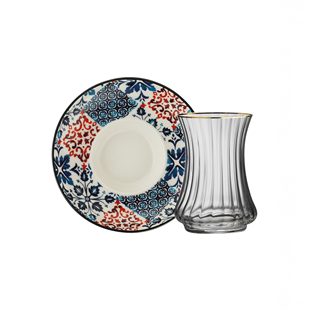 Sandro Moreno 1898 Lizbon Optik 12 Parça 6 Kişilik Çay Seti 150 Ml Ar263785 