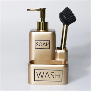 Selim Clemente Fırçalı Sıvılı Süngerlik Vizon 