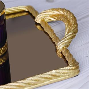 Selim Nexus Aynalı Tepsi Altın 132ALT11RS 