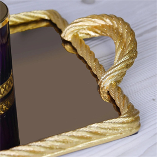 Selim Nexus Aynalı Tepsi Altın 132ALT11RS 