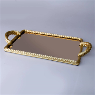 Selim Nexus Aynalı Tepsi Altın 132ALT11RS 