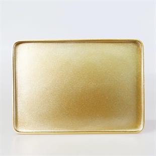 Selim Victoria Dikdörtgen Tepsi Büyük Altın 127ALT11RS 