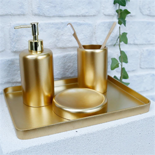 Selim Victoria Dikdörtgen Tepsi Büyük Altın 127ALT11RS 