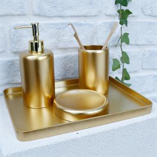 Selim Victoria Dikdörtgen Tepsi Büyük Altın 127ALT11RS 