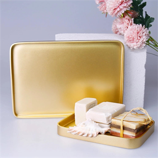 Selim Victoria Dikdörtgen Tepsi Büyük Altın 127ALT11RS 