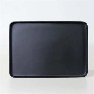 Selim Victoria Dikdörtgen Tepsi Büyük Siyah 127SYH11RS 