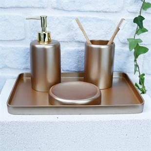 Selim Victoria Dikdörtgen Tepsi Büyük Vizon 127VZN11RS 