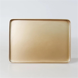 Selim Victoria Dikdörtgen Tepsi Büyük Vizon 127VZN11RS 