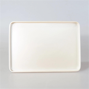 Selim Victoria Dikdörtgen Tepsi Büyük İnci 127INC11RS 