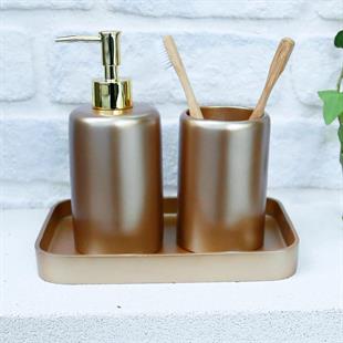 Selim Victoria Dikdörtgen Tepsi Küçük Vizon 128VZN11RS 