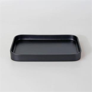 Selim Victoria Dikdörtgen Tepsi Küçük Siyah 128SYH11RS 