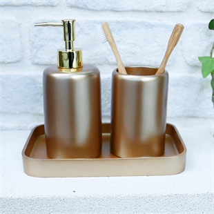 Selim Victoria Dikdörtgen Tepsi Küçük Vizon 128VZN11RS 