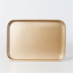 Selim Victoria Dikdörtgen Tepsi Küçük Vizon 128VZN11RS 