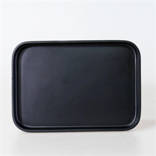 Selim Victoria Dikdörtgen Tepsi Küçük Siyah 128SYH11RS 